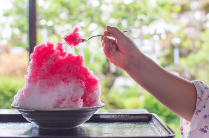 こだわりのふわふわかき氷をたくさん作れる「製氷カップ」