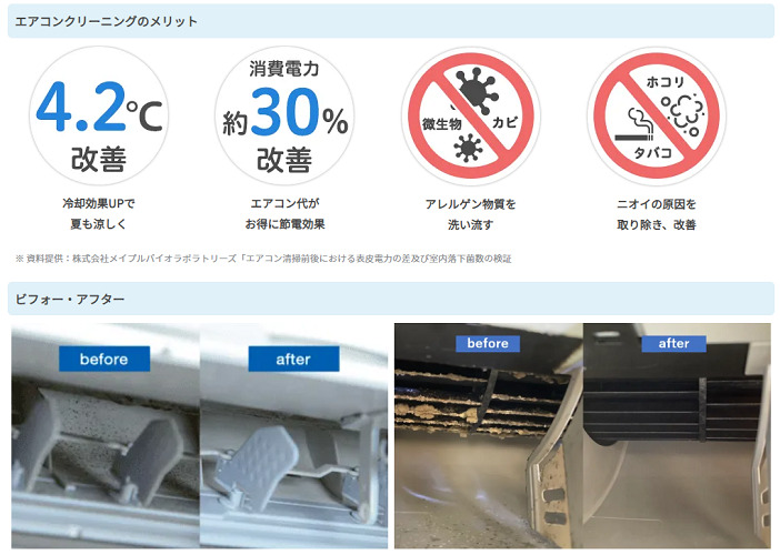 高い技術を持ったプロがクリーニングするから頑固な汚れも綺麗に