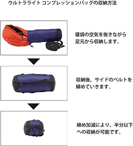 コンプレッションバッグの使い方や注意点