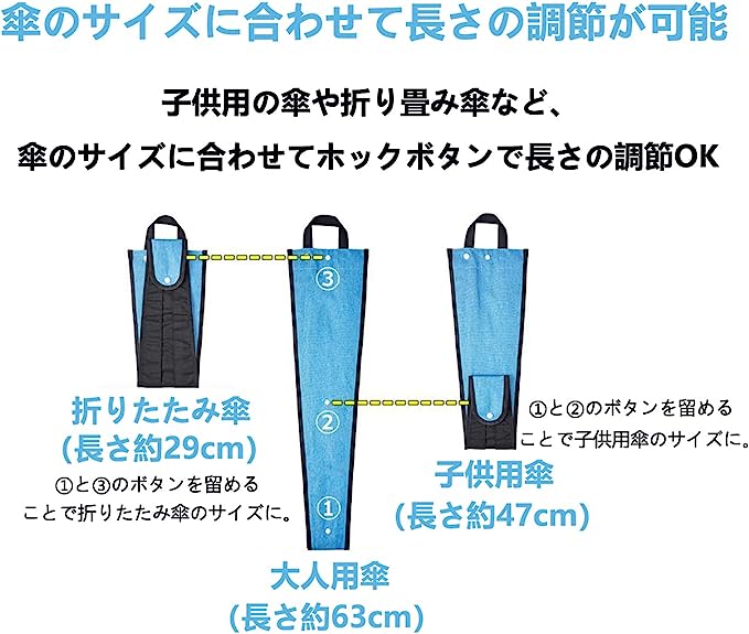 収納可能な本数・傘のタイプを確認しよう