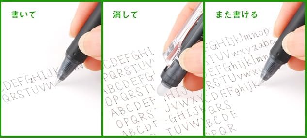 こすると文字が消える「フリクション・熱消去性インク」も便利！