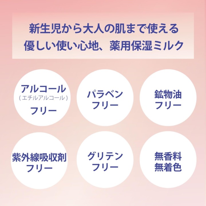 アルコールフリーや香料フリーの乳液ならバリア機能の低下した肌にも優しい◎