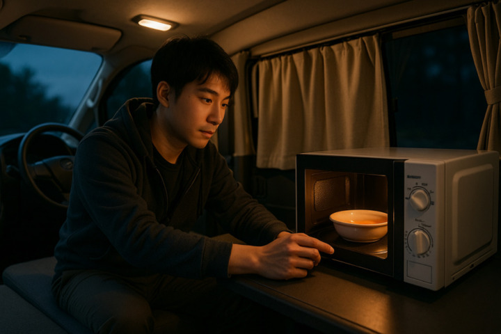 車中泊に電子レンジは必要？使うメリットを解説